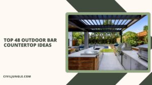 Top 48 Outdoor Bar Countertop Ideas