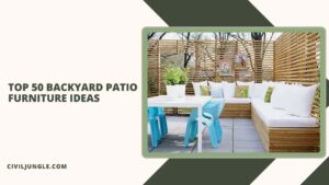 Top 50 Backyard Patio Furniture Ideas